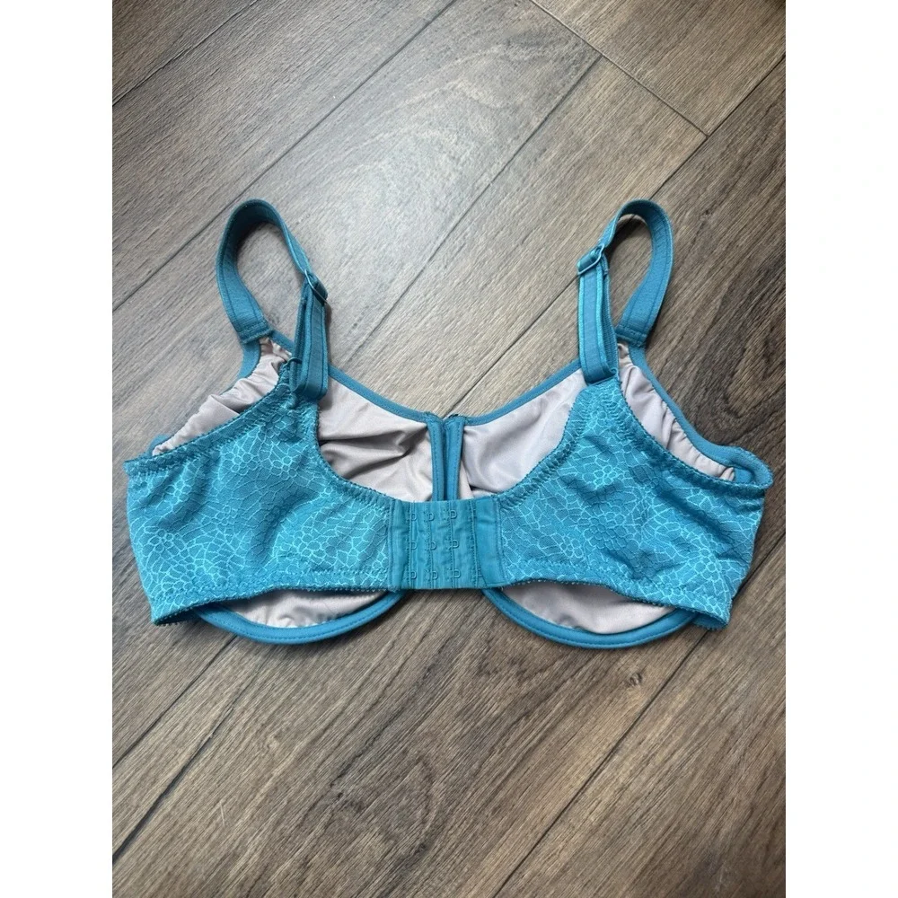 Chantelle C Magnifique Seamless Unlined Minimizer Bra Blue 38DDD Underwire